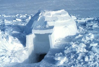 ایگلو کلبه‌های یخی اسکیموها